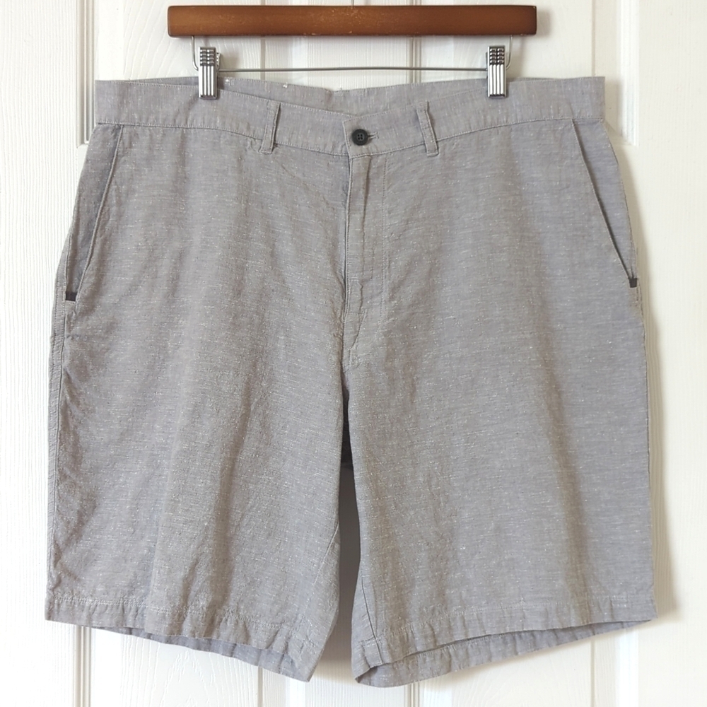 Patagonia Back Step Classic Lightweight Hemp & Organic Cotton Shorts Gray 38